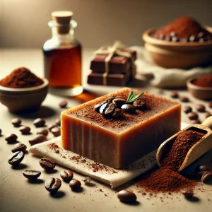 Jabón Exfoliante de Café y Cacao